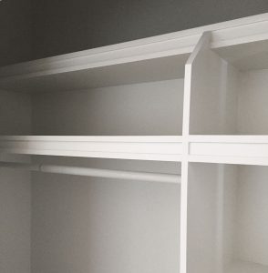 This is a photo of our double shelving system